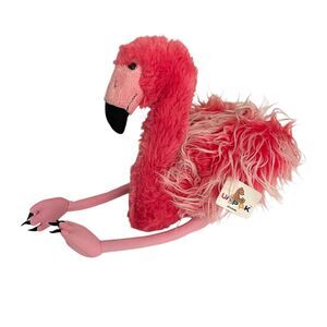 Unipak Flamingo Stuffed Animal Plush 12" Pink Long Legs